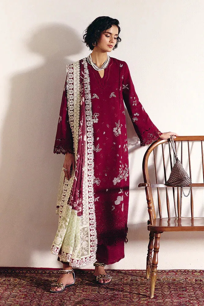 Suffuse Casual Pret Fall 24 Blood Red Jacquard – view 1 – Poshaq