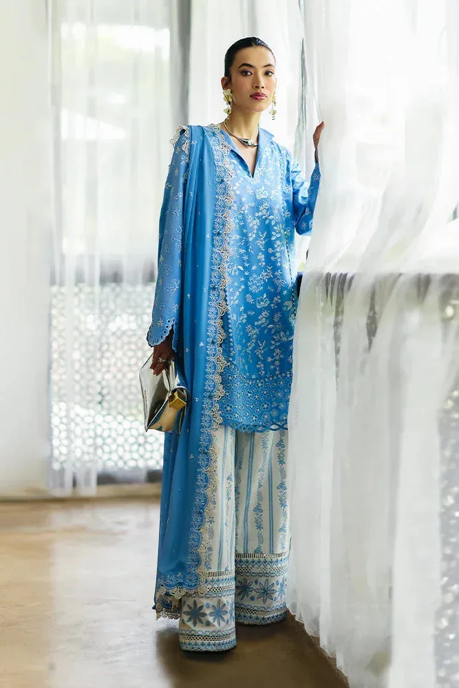 Suffuse Casual Pret Fall 24 Denium Blue Jacquard – view 1 – Poshaq