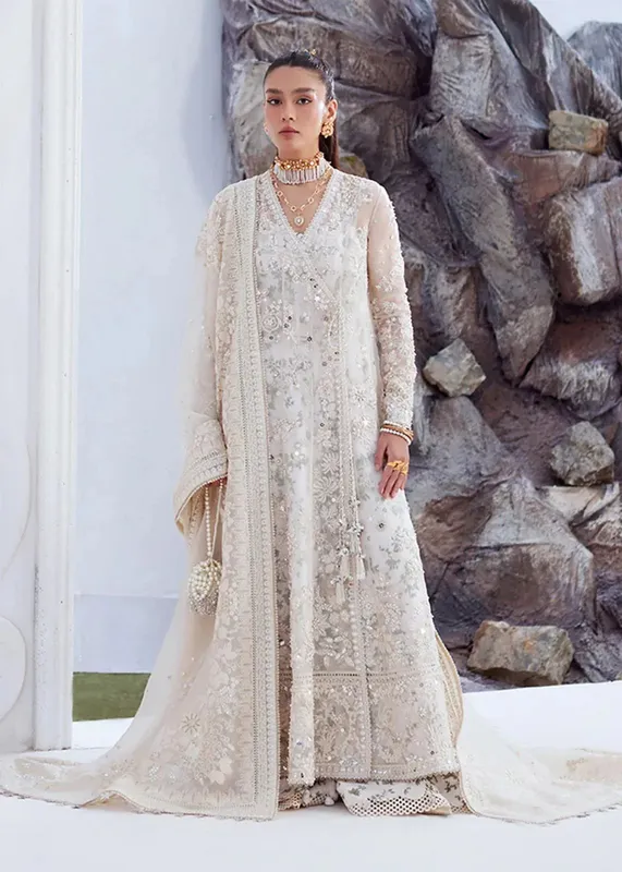 Suffuse Freeshia RTW'24 Off White Raw Silk – view 1 – Poshaq