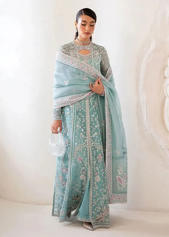 Suffuse Freeshia RTW'24 Green Organza – view 1 – Poshaq