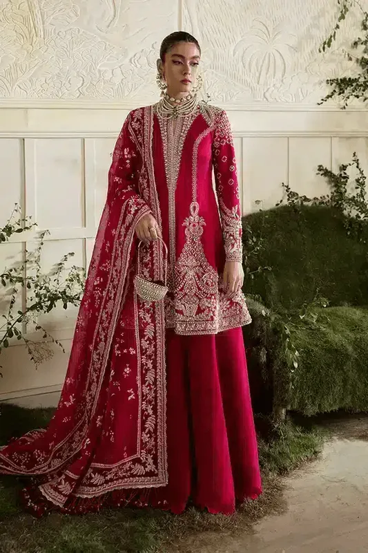 Suffuse Freeshia Formals 23 Red Raw Silk – view 1 – Poshaq