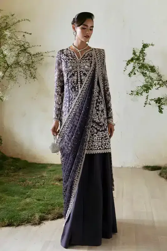 Suffuse Freeshia Formals 23 Blue Raw Silk – view 1 – Poshaq