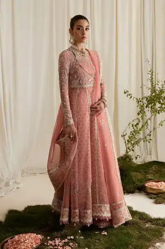 Suffuse Freeshia Formals 23 Coral Raw Silk – view 1 – Poshaq