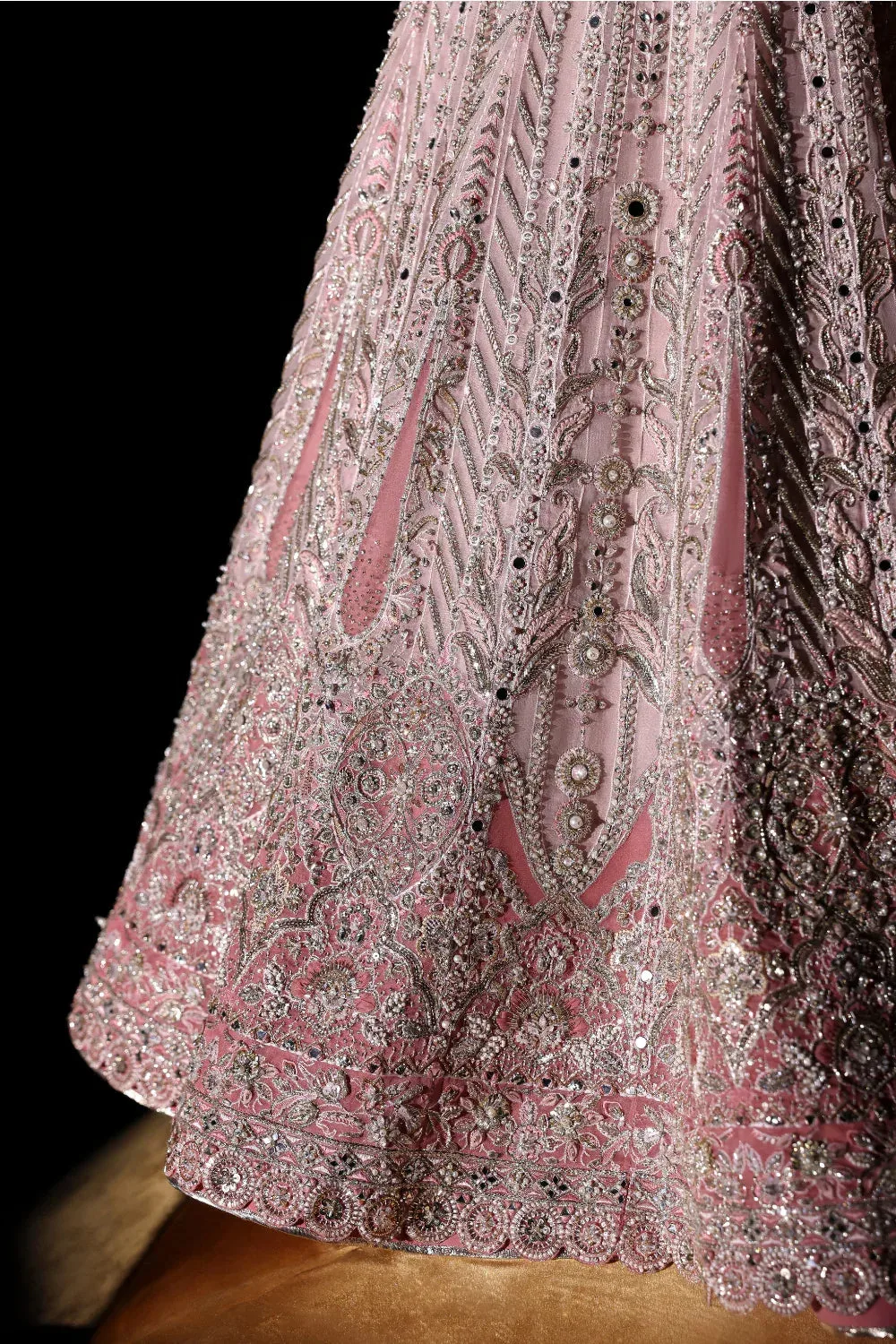 Soraya Oriana Luxury Formals 26 Coral Net – view 3 – Poshaq
