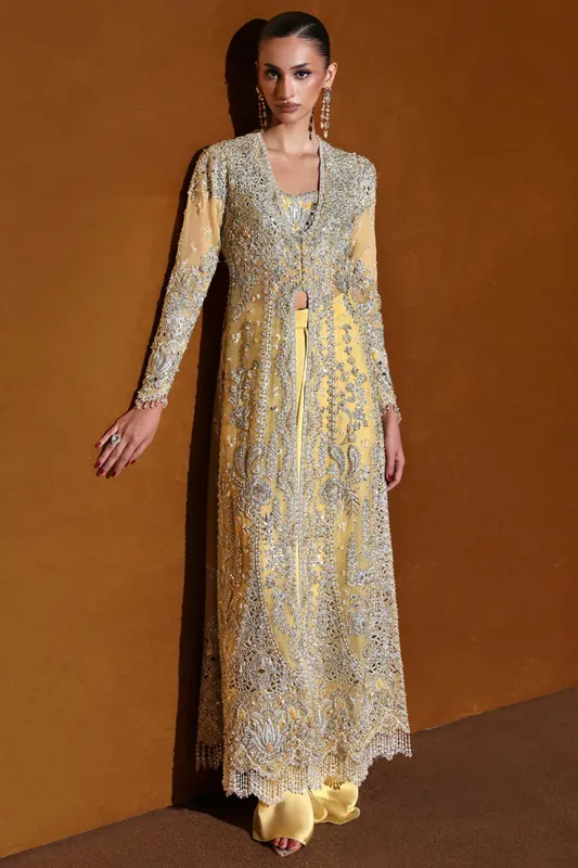 Soraya Oriana Luxury Formals 26 Yellow – view 1 – Poshaq