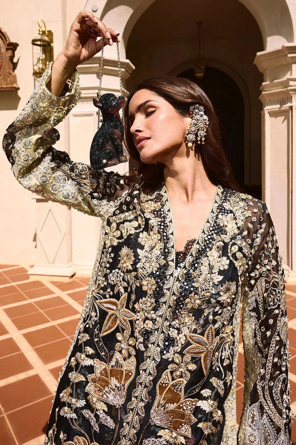 Soraya Lumene Festive Edit 25 Green Organza – view 3 – Poshaq