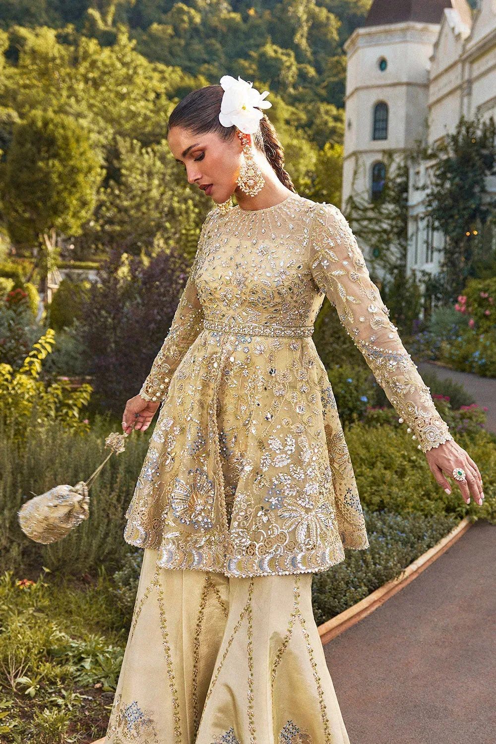 Soraya Lumene Festive Edit 25 Green Organza – view 5 – Poshaq