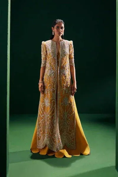 Soraya Oriana Luxury Formals Raw Silk – view 1 – Poshaq