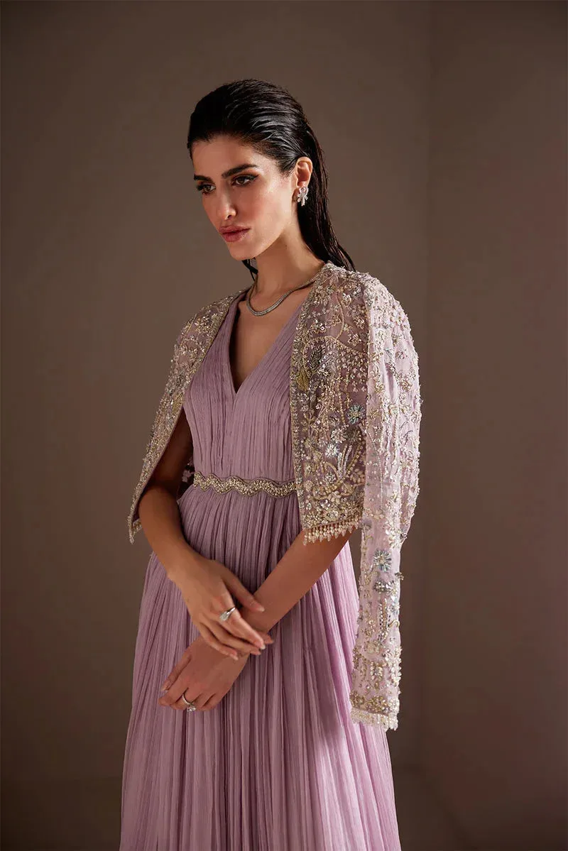Soraya Oriana Luxury Formals Lilac Organza – view 3 – Poshaq