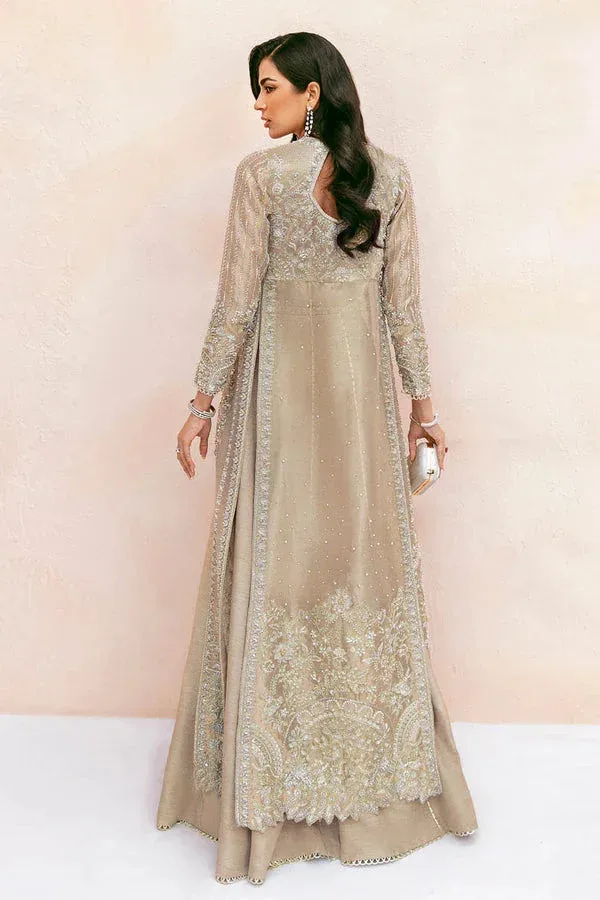 Soraya Amelia Luxury Formals Silver Raw Silk – view 2 – Poshaq