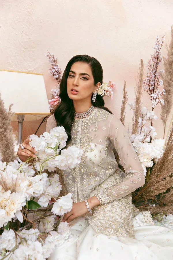Soraya Amelia Luxury Formals White Raw Silk – view 3 – Poshaq