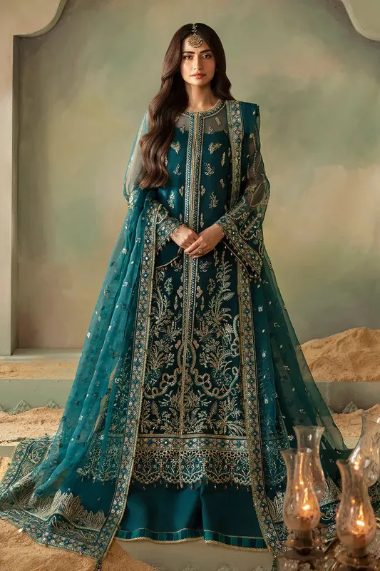 Saad Shaikh Elana Wedding Formals Silk – view 1 – Poshaq