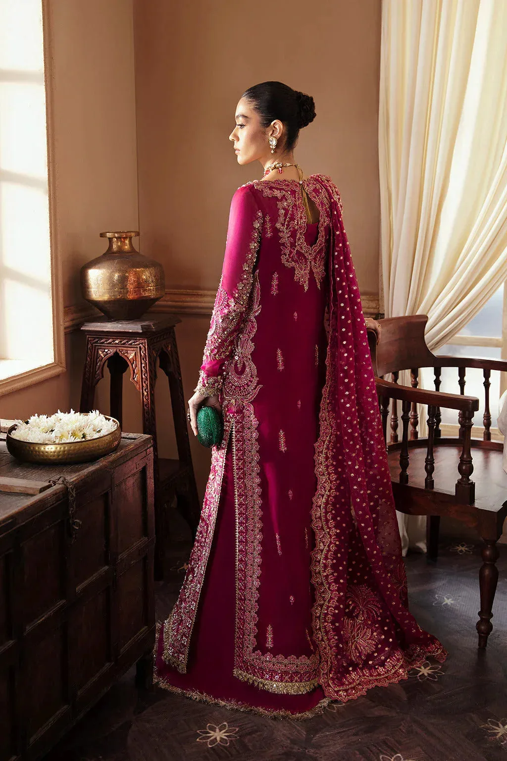 Soraya Lumene Festive Fuchsia Raw Silk – view 2 – Poshaq
