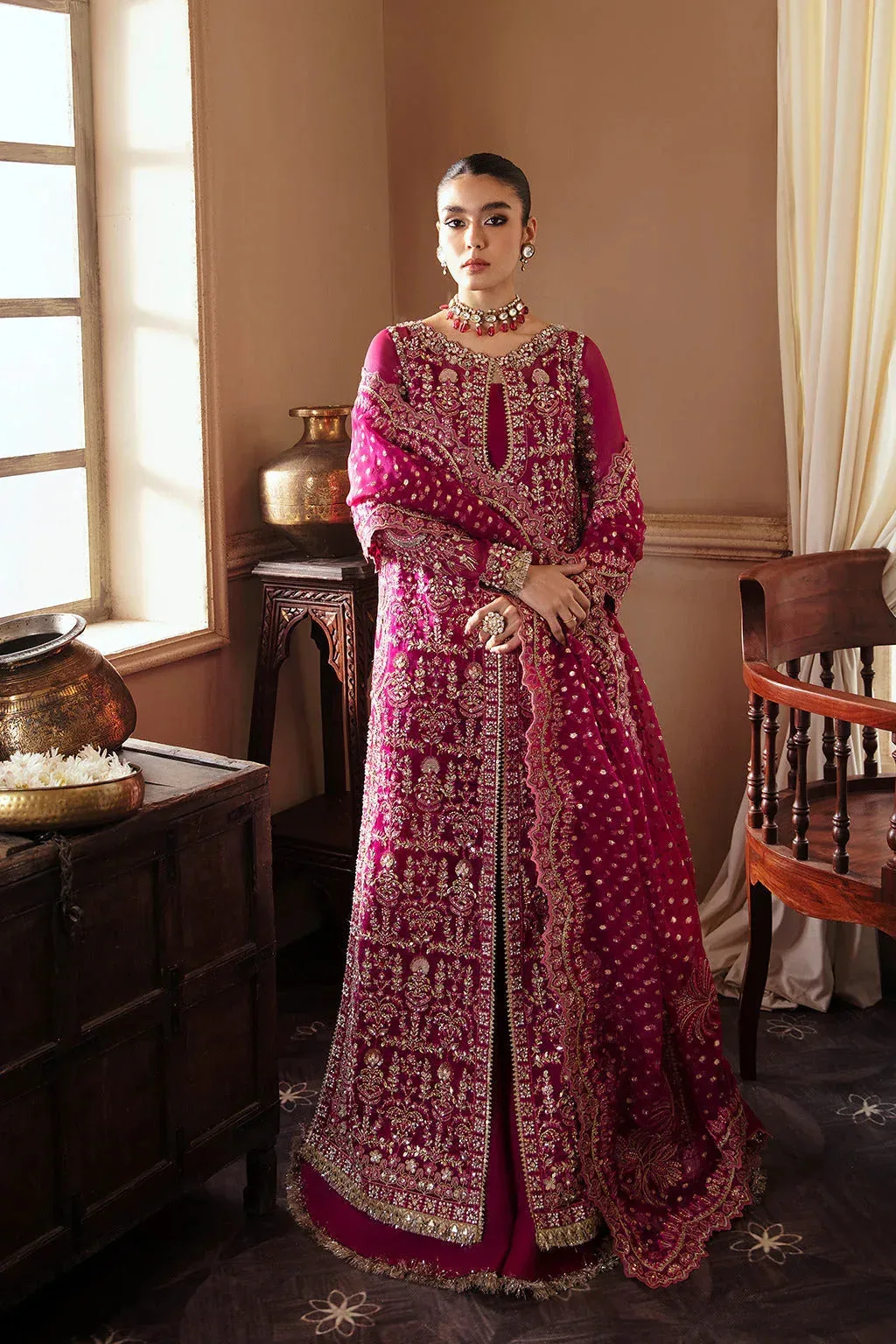 Soraya Lumene Festive Fuchsia Raw Silk – view 5 – Poshaq