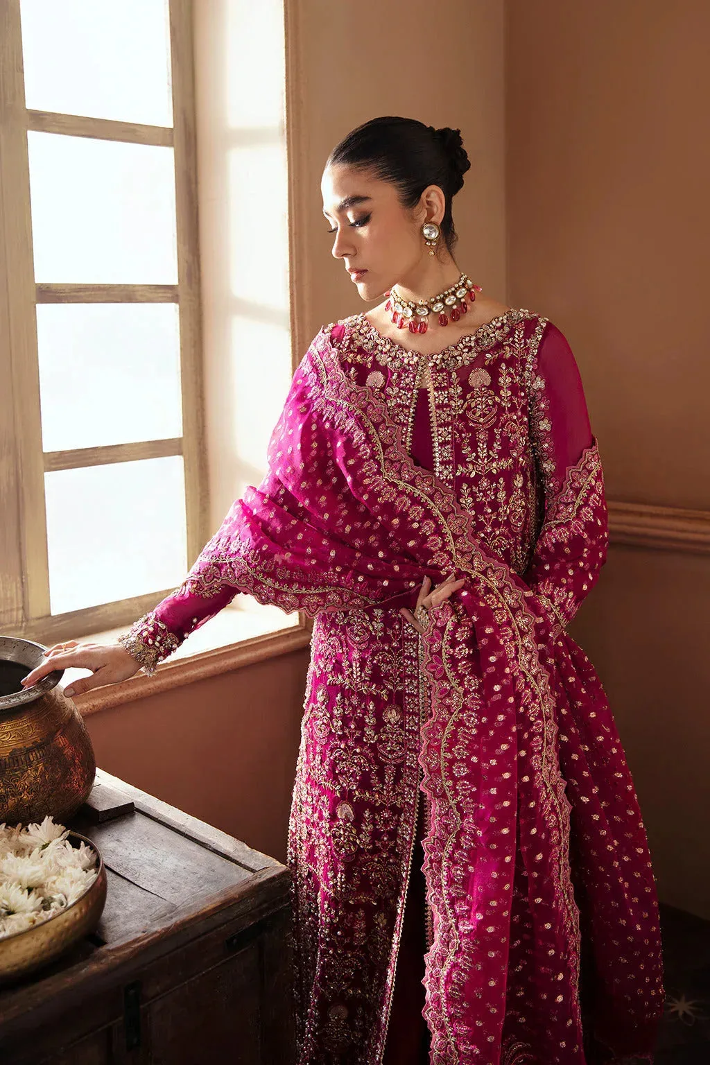 Soraya Lumene Festive Fuchsia Raw Silk – view 6 – Poshaq