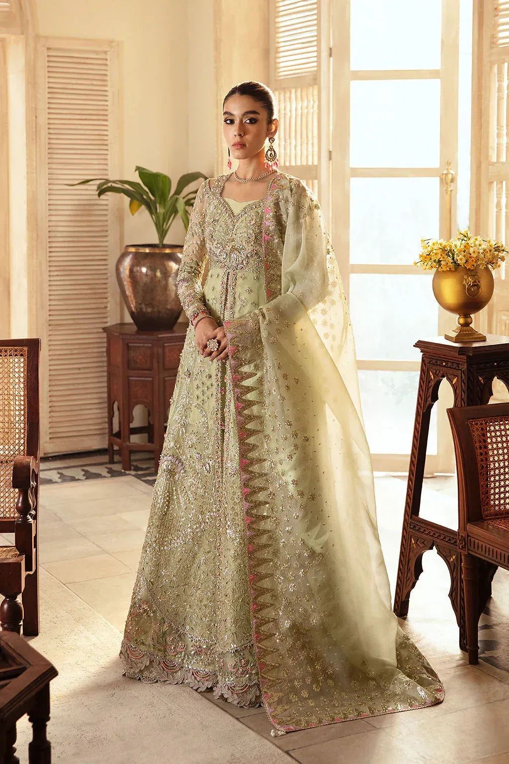 Soraya Lumene Festive Green Organza – view 1 – Poshaq