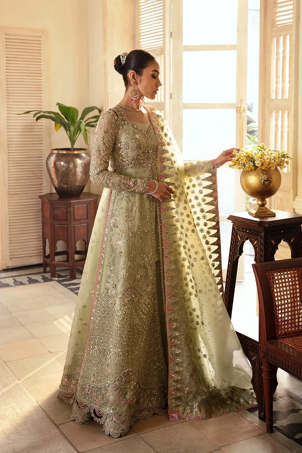 Soraya Lumene Festive Green Organza – view 2 – Poshaq