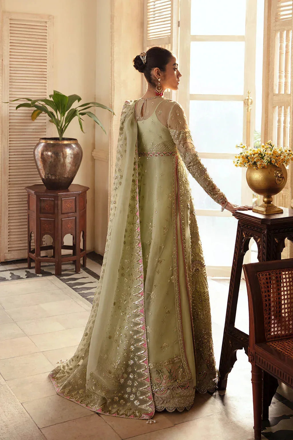 Soraya Lumene Festive Green Organza – view 4 – Poshaq