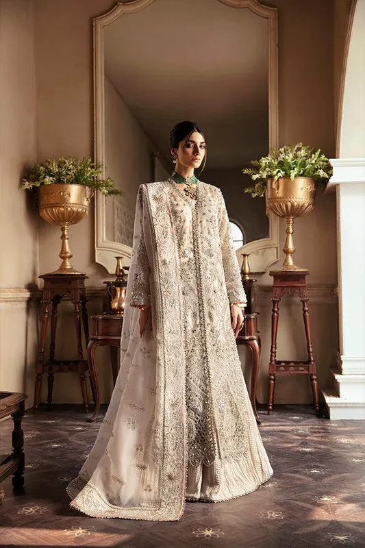 Soraya White Organza – view 1 – Poshaq