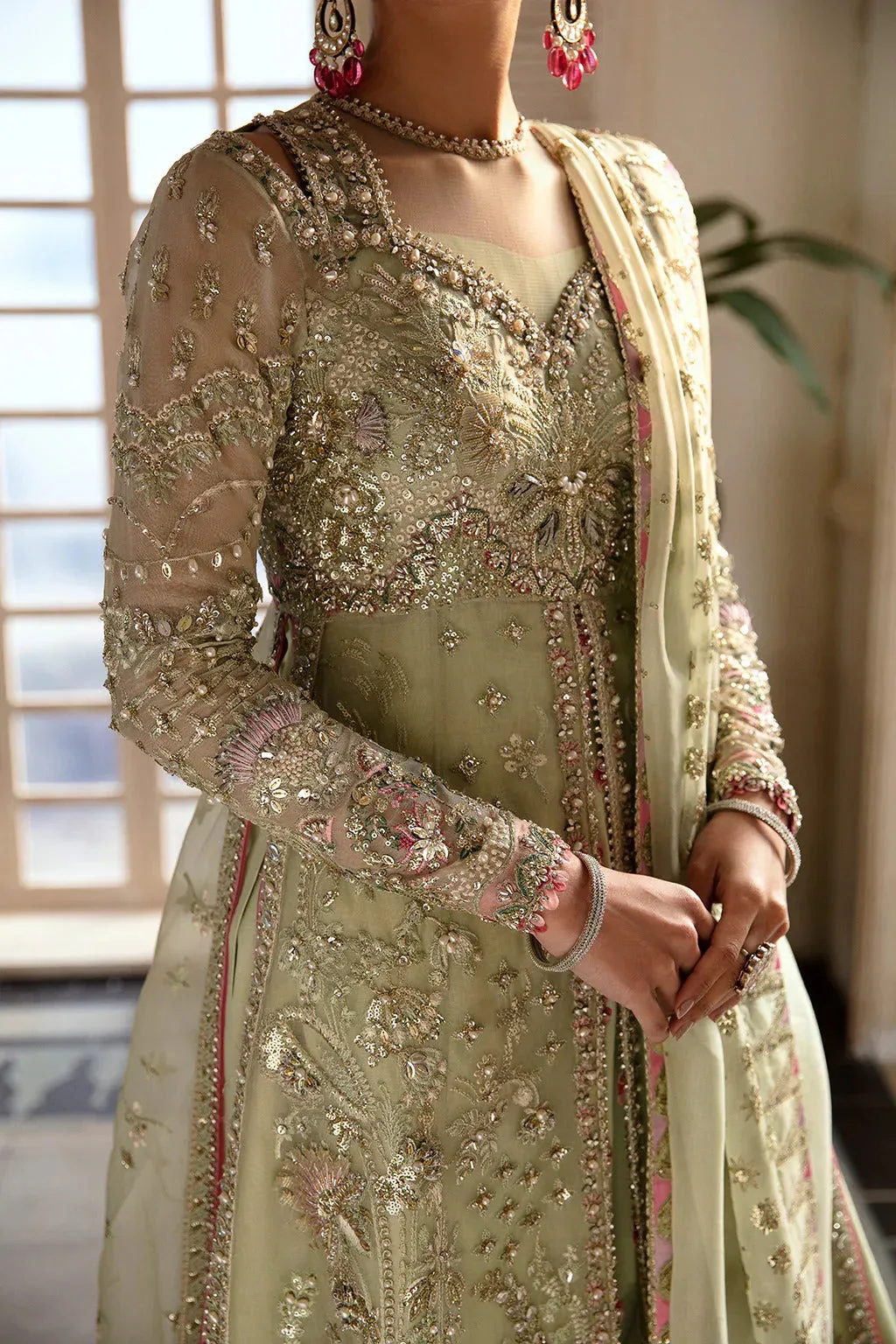 Soraya Lumene Festive Green Organza – view 3 – Poshaq