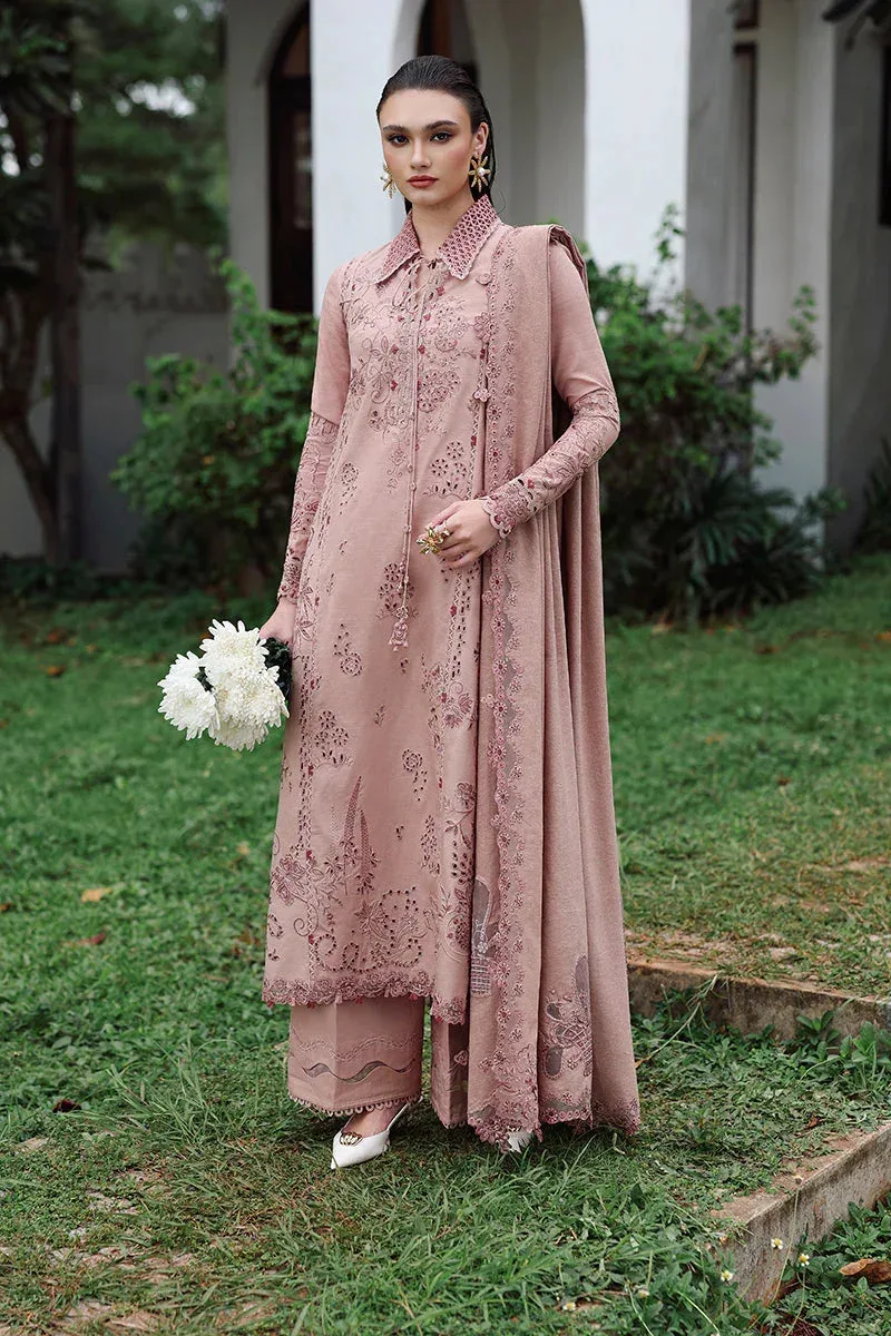 Qalamkar Q Linen 25 Light Brown Linen – view 4 – Poshaq