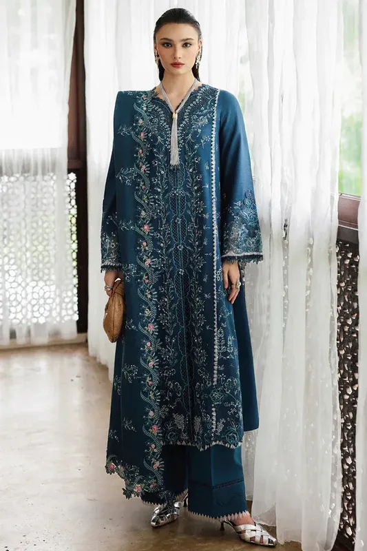 Qalamkar Q Linen 25 Zinc Karandi – view 1 – Poshaq