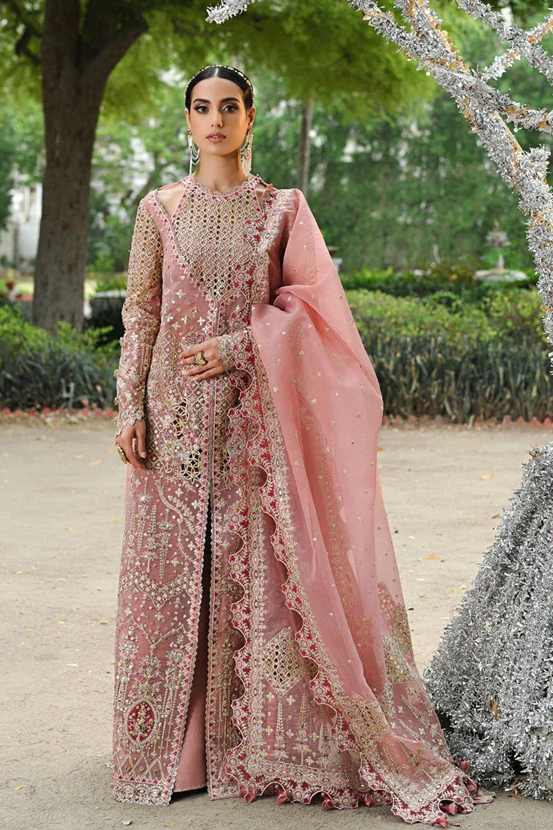 Qalamkar Singhar Wedding Collection Raw Silk – view 1 – Poshaq