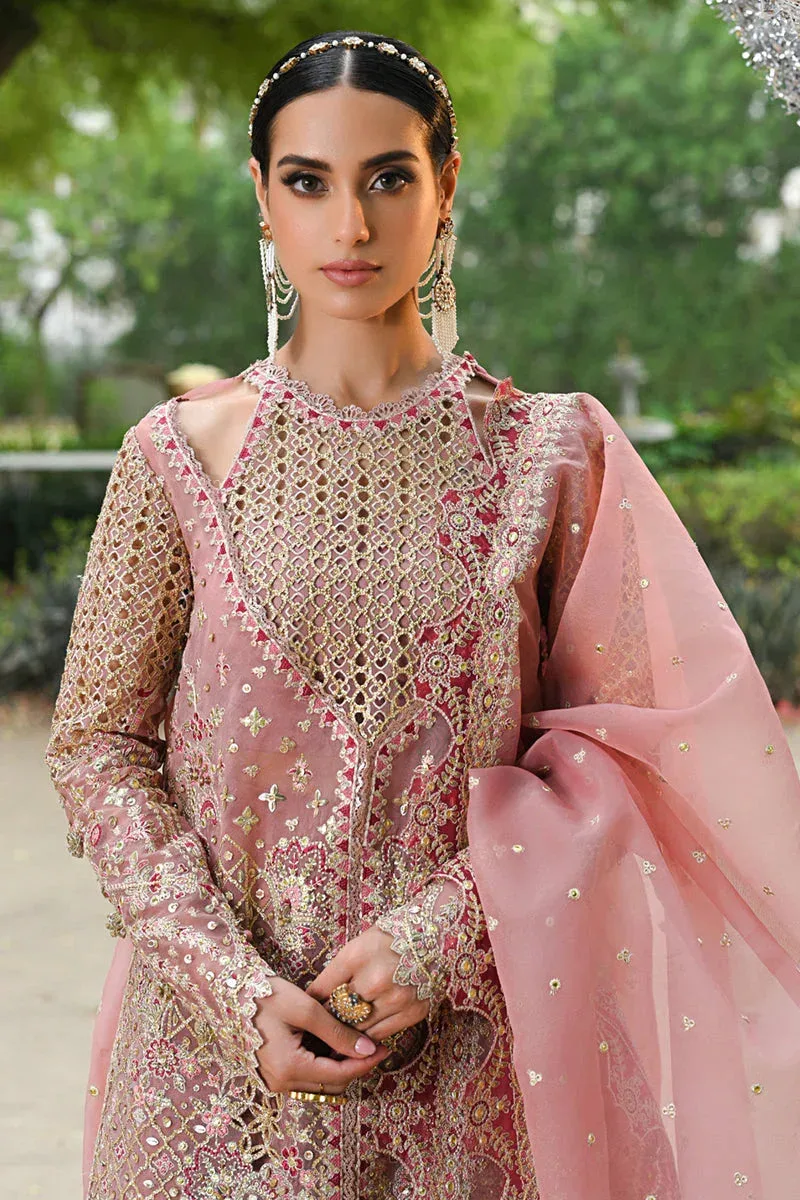 Qalamkar Singhar Wedding Collection Raw Silk – view 3 – Poshaq
