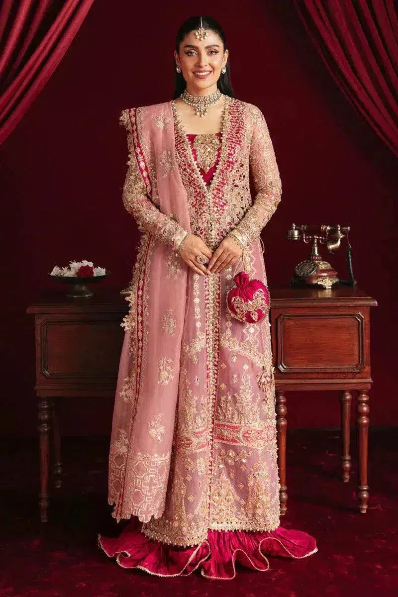 Qalamkar Heer Ranjha 23 Raw Silk – view 1 – Poshaq