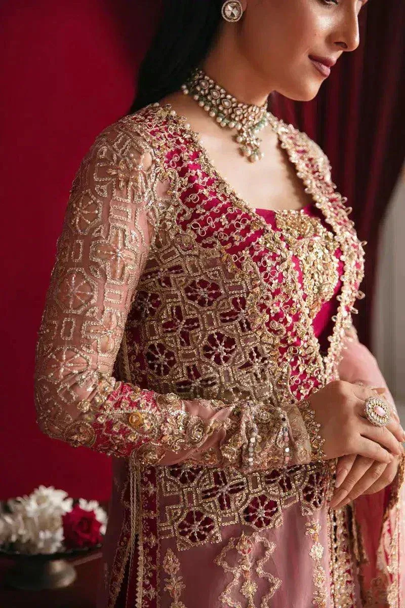 Qalamkar Heer Ranjha 23 Raw Silk – view 3 – Poshaq