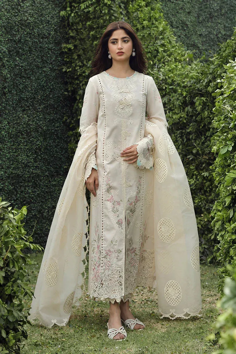 Qalamkar Festive Lawn 2024 Organza – view 2 – Poshaq