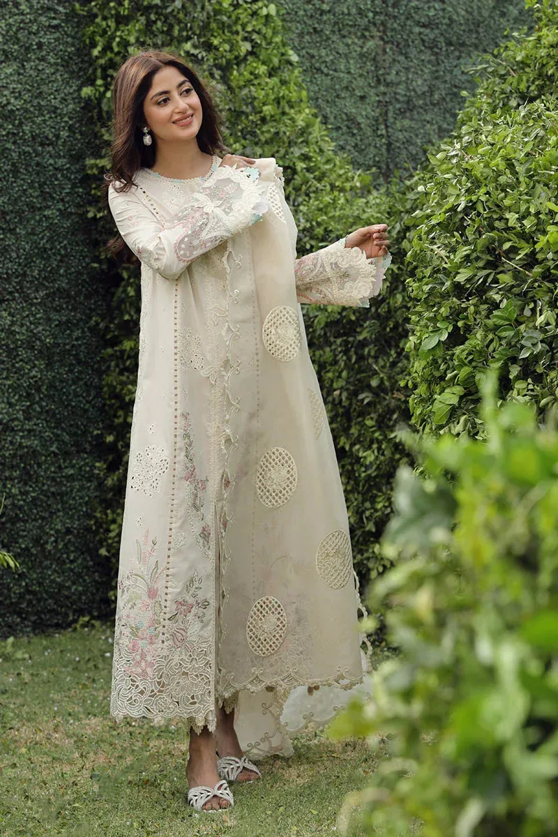 Qalamkar Festive Lawn 2024 Organza – view 4 – Poshaq