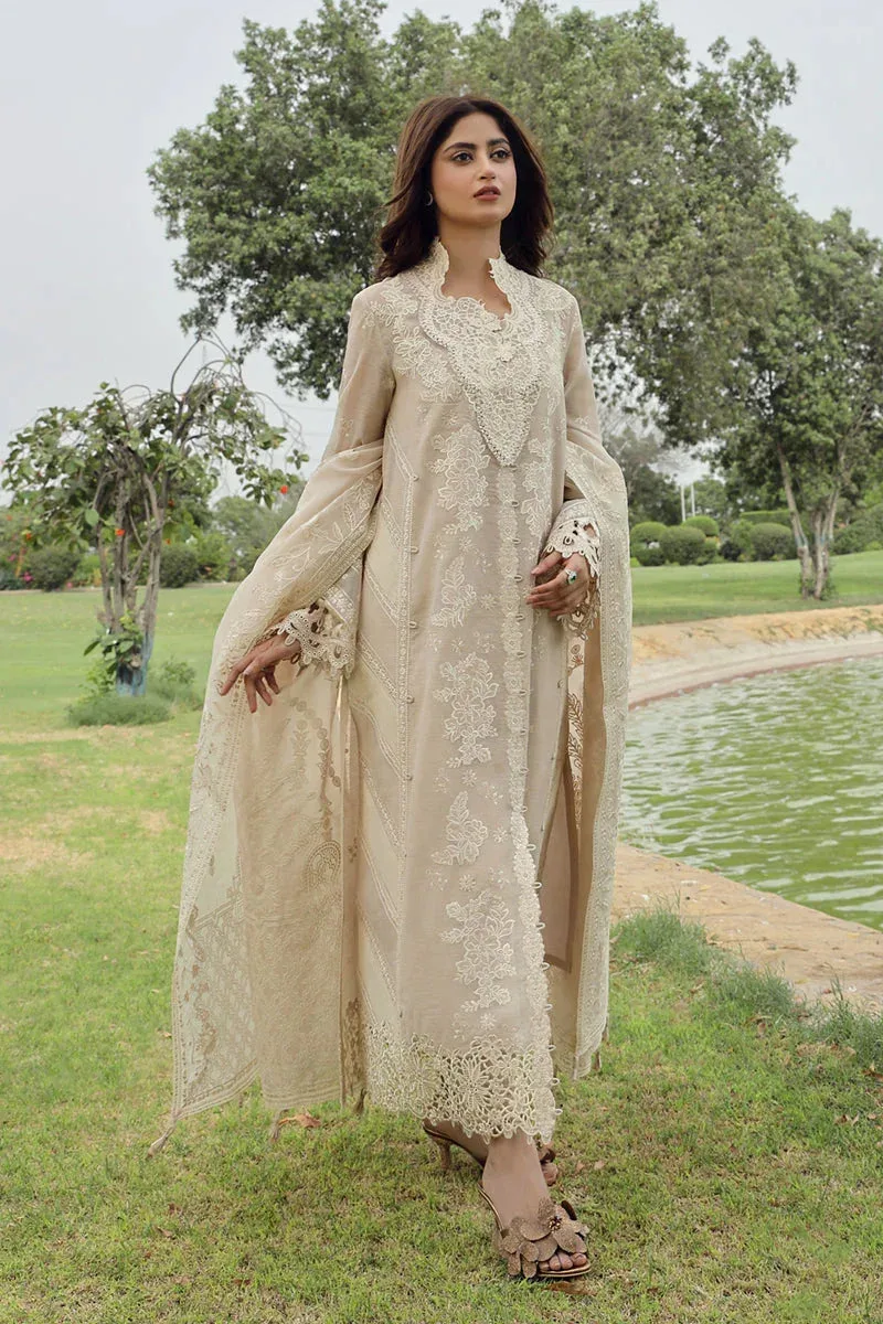 Qalamkar Festive Lawn 2024 Organza – view 4 – Poshaq