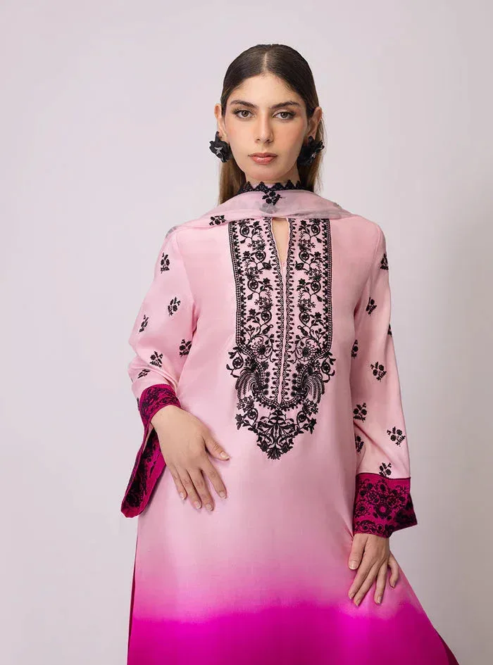 Zainab Chottani Luxe Edit 25 Lavender Pinocchio Raw Silk – view 6 – Poshaq