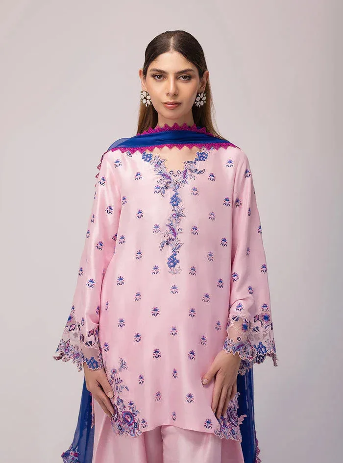 Zainab Chottani Luxe Edit 25 Lavender Pinocchio Raw Silk – view 6 – Poshaq