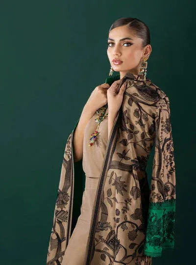 Zainab Chottani The Kaftan Edit Coffee Viscose – view 6 – Poshaq