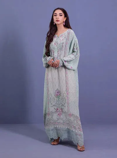 Zainab Chottani The Kaftan Edit Pearl White Organza – view 2 – Poshaq