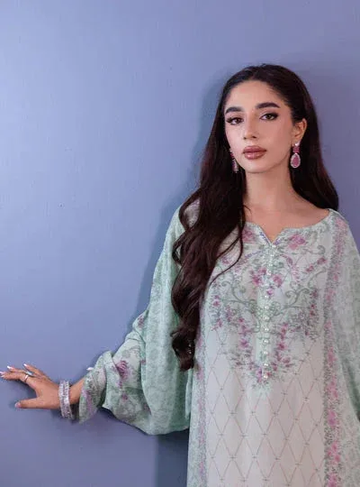 Zainab Chottani The Kaftan Edit Pearl White Organza – view 3 – Poshaq
