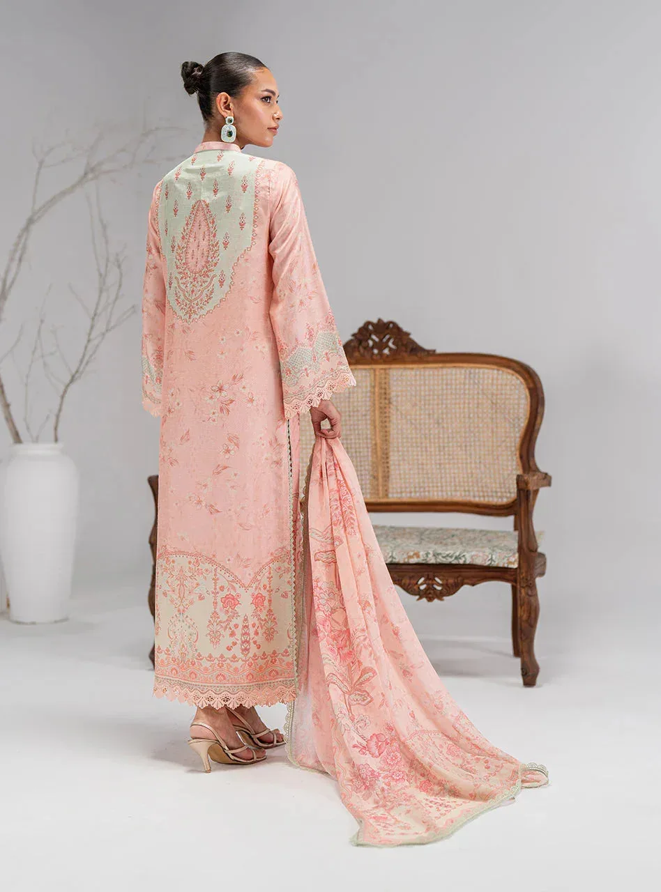 Zainab Chottani Luxe Pret 25 Light Pink Chiffon – view 2 – Poshaq