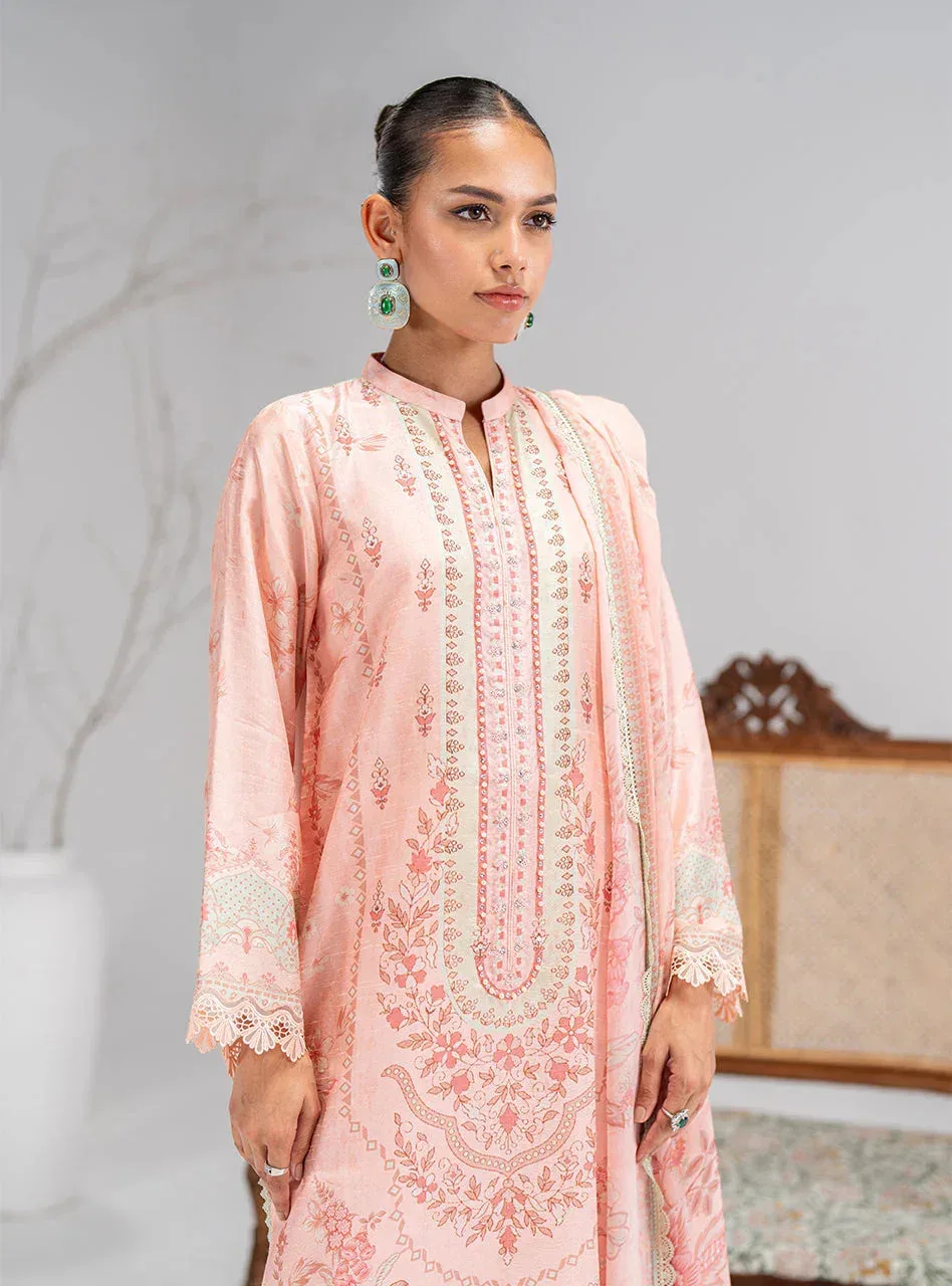 Zainab Chottani Luxe Pret 25 Light Pink Chiffon – view 5 – Poshaq