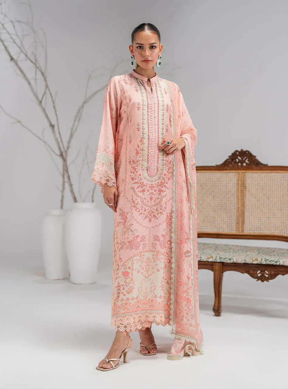 Zainab Chottani Luxe Pret 25 Light Pink Chiffon – view 6 – Poshaq