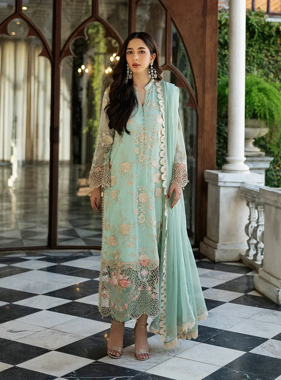 Zainab Chottani Ramadan Edit 25 Mint Green Chiffon – view 1 – Poshaq