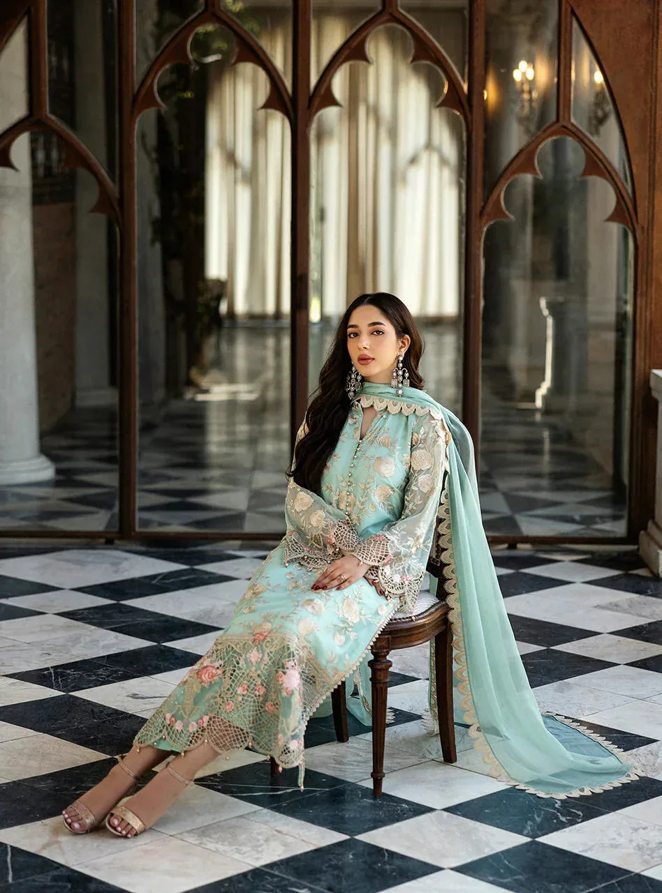 Zainab Chottani Ramadan Edit 25 Mint Green Chiffon – view 5 – Poshaq
