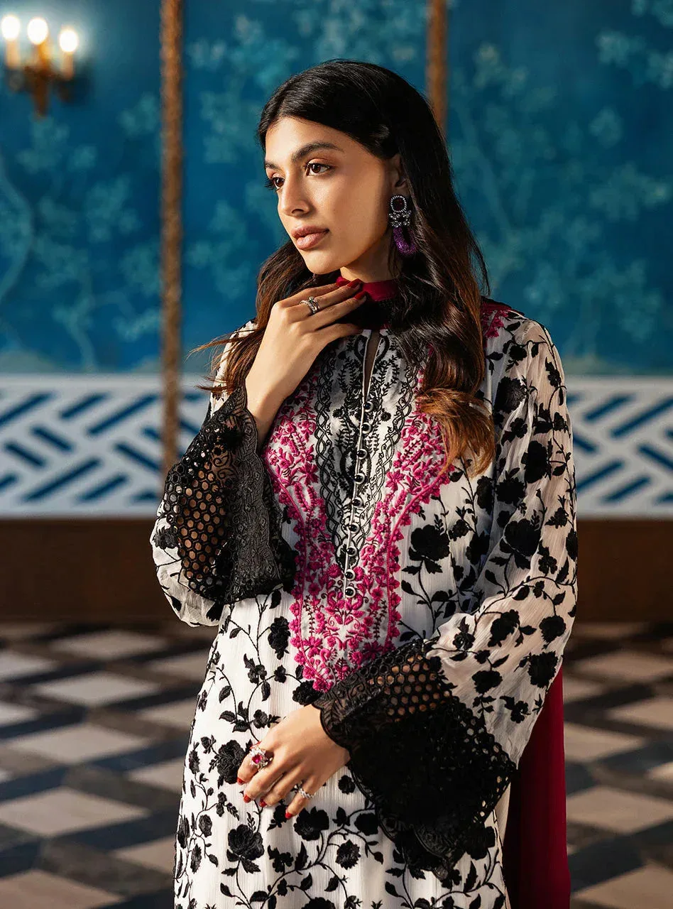 Zainab Chottani Ramadan Edit 25 White Chiffon – view 3 – Poshaq