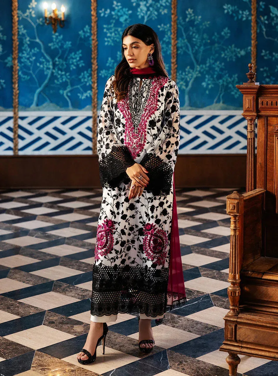 Zainab Chottani Ramadan Edit 25 White Chiffon – view 5 – Poshaq