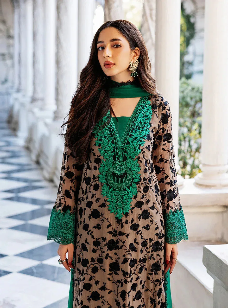 Zainab Chottani Ramadan Edit 25 Coffee Chiffon – view 3 – Poshaq