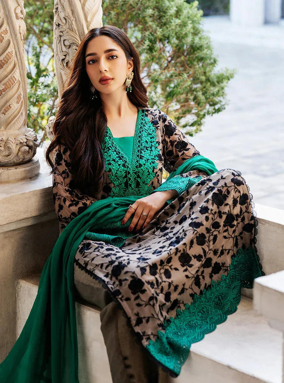 Zainab Chottani Ramadan Edit 25 Coffee Chiffon – view 5 – Poshaq
