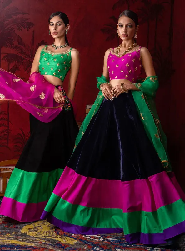 Zainab Chottani Semi Formals Multi Organza – view 1 – Poshaq