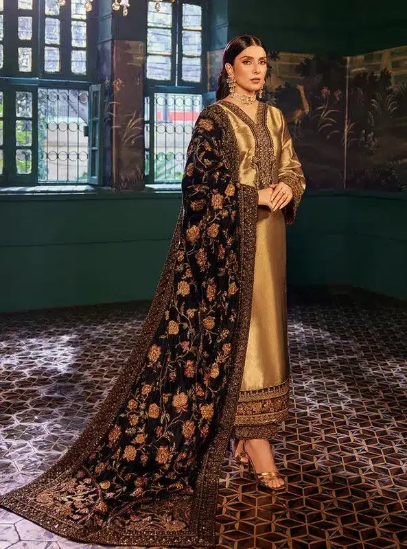 Zainab Chottani Luxury Velvet Collection 23 Viscose – view 1 – Poshaq