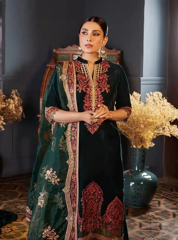 Zainab Chottani Luxury Velvet Collection 23 Organza – view 1 – Poshaq